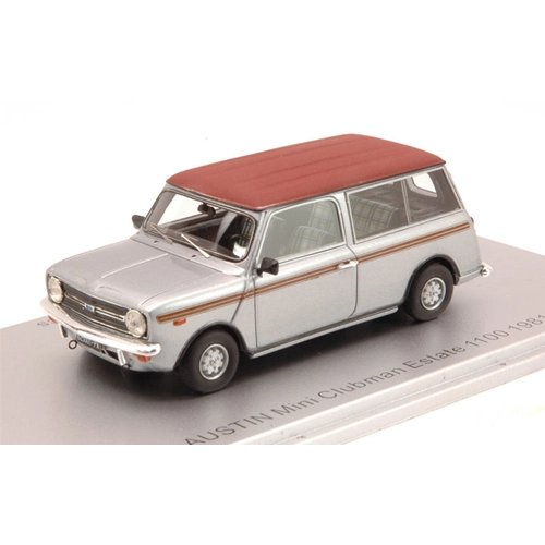 MINI CLUBMAN ESTATE 1100 1981 SILVER/BROWN ED.LIM.PCS 225 1:43 Kess Model Auto Stradali Modellino
