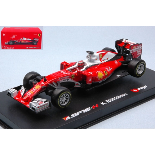 FERRARI SF16-H F1 K.RAIKKONEN 2016 N.7 1:43 Burago Formula 1 Modellino