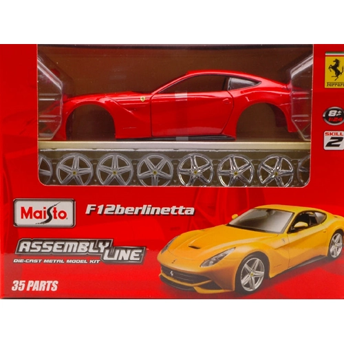 FERRARI F12 BERLINETTA RED KIT 1:24 Maisto Kit Auto Modellino