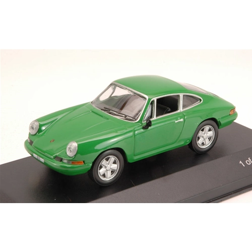 PORSCHE 911 T 1968 GREEN 1:43 Whitebox Auto Stradali Modellino