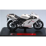DUCATI 848 2008 WHITE 1:18 Maisto Moto Modellino