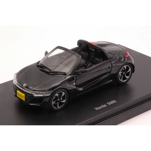 HONDA S660 2015 BLACK 1:43 Ebbro Auto Stradali Modellino
