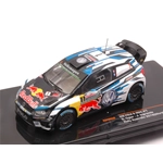 VW POLO WRC N.1 RED BULL W.C. RALLY 2016 AUSTRALIA OGIER-INGRASSIA 1:43 Ixo Model Auto Rally Modellino