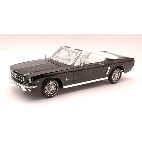 FORD MUSTANG OPEN 1964 BLACK 1:18 MotorMax Auto Stradali Modellino