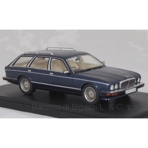 JAGUAR XJ40 SHOOTING BRAKE 1989 METALLIC DARK BLUE 1:43 Neo Scale Models Auto Stradali Modellino