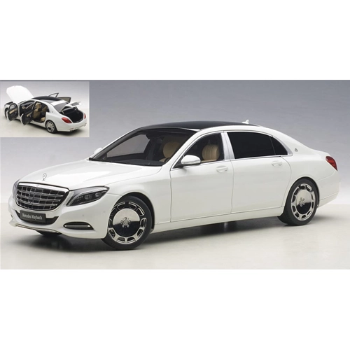 MERCEDES MAYBACH S-KLASSE (S600) 2016 BIANCO 1:18 AutoArt Auto Stradali Modellino