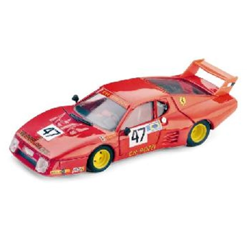 FERRARI 512 BB LM N.47 5th LE MANS 1981 ANDREUT-BALLOT- LENA 1:43 Brumm Auto Competizione Modellino