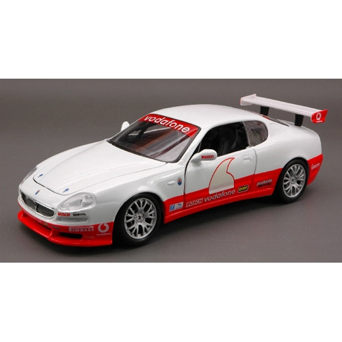 MASERATI TROFEO 2002 WITH RED STRIPES 1:24 Burago Auto Competizione Modellino