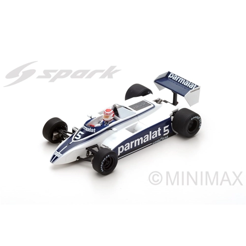 BRABHAM BT49 NELSON PIQUET 1980 N.5 WINNER LONG BEACH GP 1:43 Spark Model Formula 1 Modellino