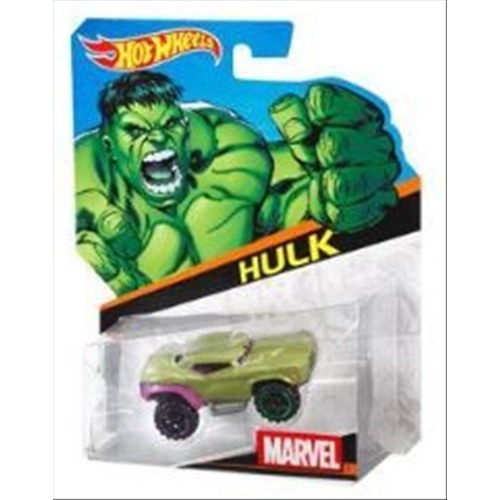 HULK CAR MARVEL BLISTER 1:64 Hot Wheels Movie Modellino