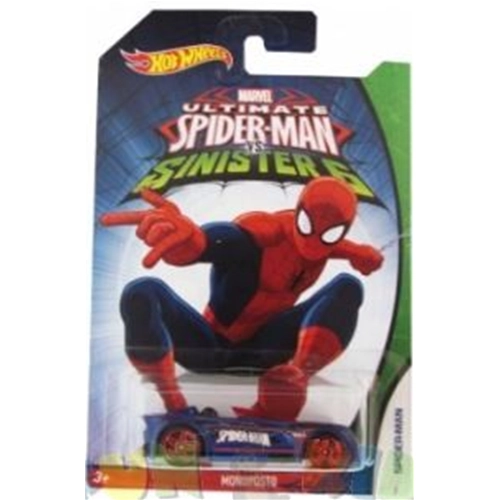 MONOPOSTO "SPIDERMAN VS SINISTER 6" 1:64 Hot Wheels Movie Modellino