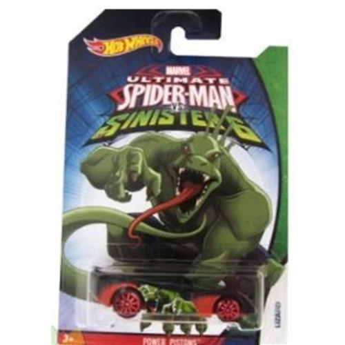 POWER PISTONS "SPIDERMAN VS SINISTER 6" 1:64 Hot Wheels Movie Modellino