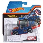 CAPTAIN AMERICA MARVEL BIKE cm 8 Hot Wheels Modellismo Giocattolo Modellino