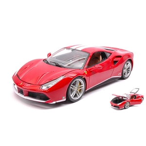 FERRARI 488 GTB "THE SCHUMACHER" 2015 70th ANNIVERSARY 1:18 Burago Auto Stradali Modellino