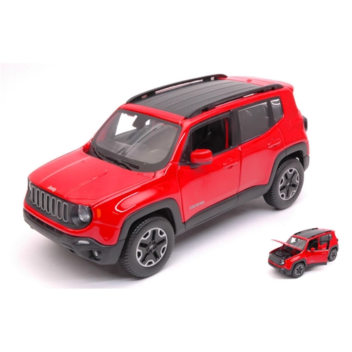 JEEP RENEGADE 2015 RED 1:24 Maisto Auto Stradali Modellino