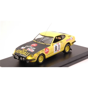 DATSUN 240Z N.81 RETIRED RALLY OF PORTUGAL 1972 OLIVEIRA-BARATA' 1:43 Trofeu Auto Rally Modellino