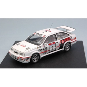 FORD SIERRA COSWORTH N.2 RETIRED T.DE CORSE 1987 BLOMQVIST-BERGLUND 1:43 Trofeu Auto Rally Modellino
