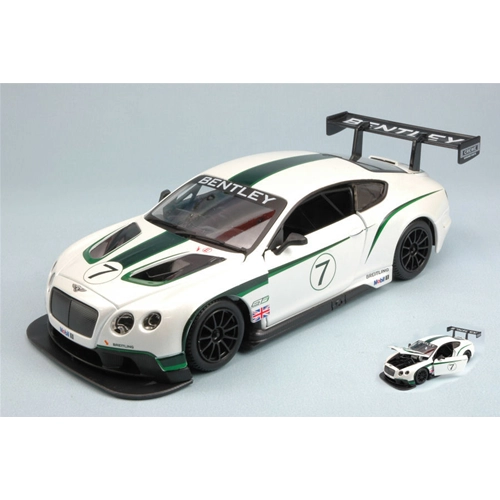 BENTLEY CONTINENTAL GT3-R N.7 PRESENTAZIONE GOODWOOD FESTIVAL 2014 1:24 Burago Auto Competizione Modellino
