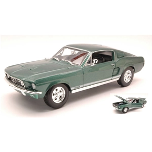 FORD MUSTANG GTA FASTBACK 1867 METALLIC GREEN 1:18 Maisto Auto Stradali Modellino