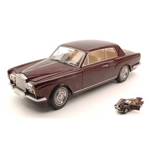 ROLLS ROYCE SILVER SHADOW MPW COUPE' 1965-76 BURGUNDY 1:18 Paragon Models Auto Stradali Modellino