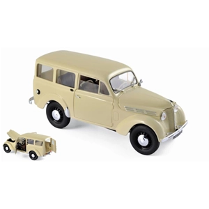 RENAULT BREAK JUVAQUATRE 300 kg 1951 IVORY 1:18 Norev Auto Stradali Modellino