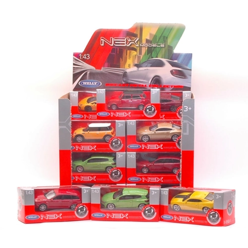 AUTO STRADALI (12 Assortite) 1:43 Welly Auto Stradali Modellino