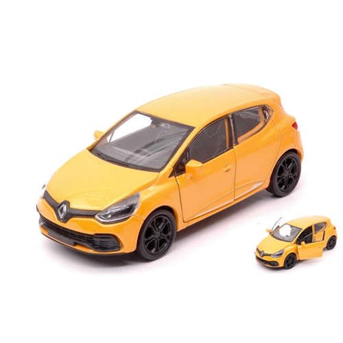 RENAULT CLIO RS 2016 YELLOW cm 11 Welly Auto Stradali Modellino