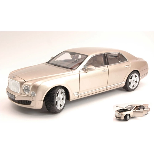 BENTLEY MULSANNE 2010 GOLD 1:18 Rastar Auto Stradali Modellino