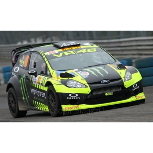 FORD FIESTA RS WRC N.46 RALLY MONZA 2013 ROSSI-CASSINA 1:43 Ixo Model Auto Rally Modellino
