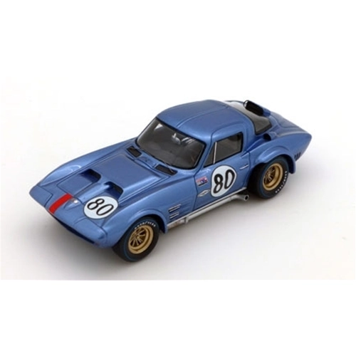 CHEVROLET GRAND SPORT COUPE' N.80 NASSAU SPEEDWEEK 1963 D.THOMPSON 1:43 True Scale Miniatures Auto Competizione Modellino