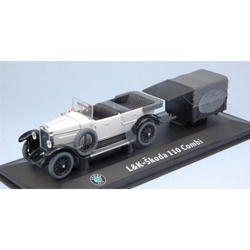 LAURIN & KLEMENT-SKODA 110 COMBI 1927 WHITE 1:43 Abrex Auto d'Epoca Modellino
