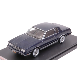 CHEVROLET MONTE CARLO 1981 DARK BLUE 1:43 PremiumX Auto Stradali Modellino