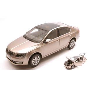 SKODA OCTAVIA III 2014 GOLD METALLIC 1:18 Abrex Auto Stradali Modellino