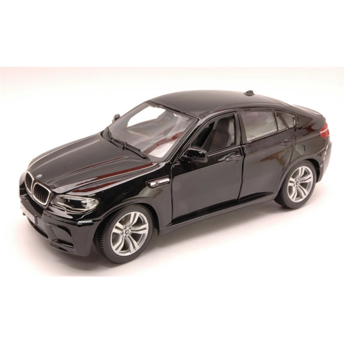 BMW X6 M 2010 BLACK 1:18 Burago Auto Stradali Modellino