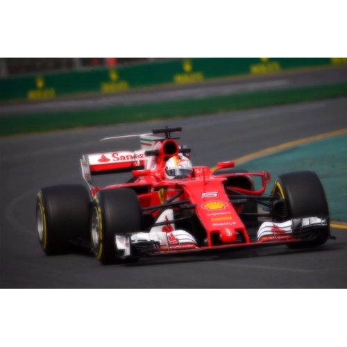FERRARI SF70-H S.VETTEL 2017 N.5 WINNER AUSTRALIAN GP 1:43 Looksmart Formula 1 Modellino