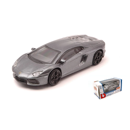 LAMBORGHINI AVENTADOR LP700-4 2011 GREY 1:43 Burago Auto Stradali Modellino
