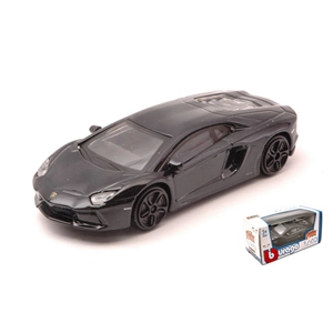 LAMBORGHINI AVENTADOR LP700-4 2011 BLACK 1:43 Burago Auto Stradali Modellino