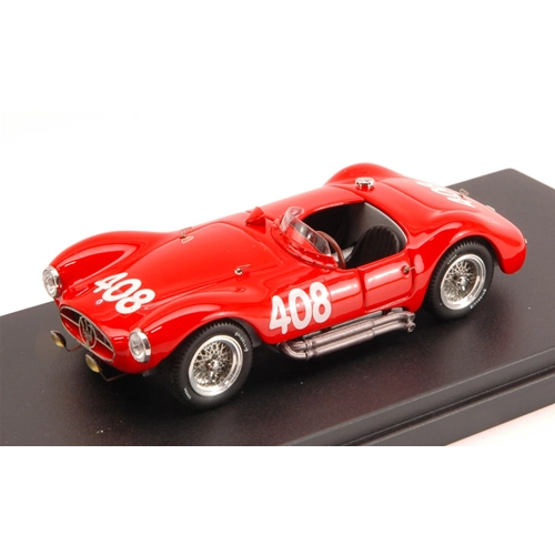 MASERATI A 6 GCS N.408 10th GIRO SICILIA 1955 M.TERESA DE FILIPPIS 1:43 Bang Auto Competizione Modellino