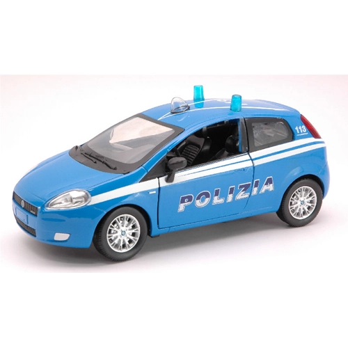 FIAT GRANDE PUNTO POLIZIA 1:24 New Ray Forze dell'Ordine Modellino
