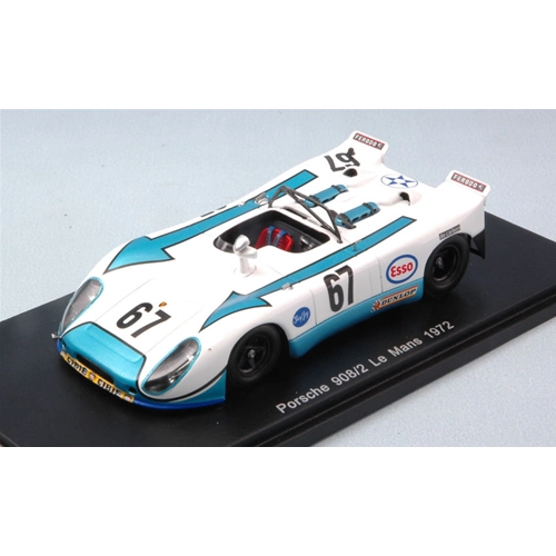 PORSCHE 908/02 N.67 NC LE MANS 1972 C.POIROT-P.FARJON 1:43 Spark Model Auto Competizione Modellino