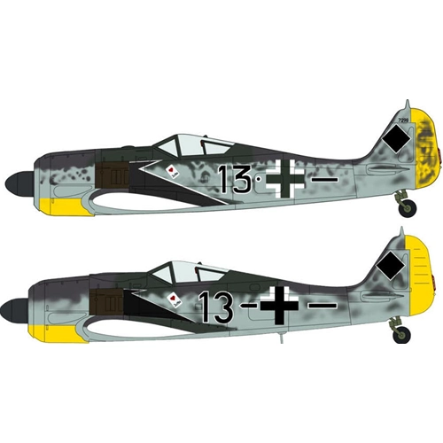 FOCKE WULF FW190A -5/6/8 PRILLER (2 KITS IN THE BOX) KIT 1:72 Hasegawa Kit Aerei Modellino