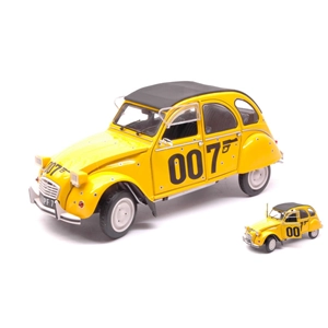 CITROEN 2CV JAMES BOND 007 "FOR YOUR EYES ONLY" 1981 1:18 Solido Movie Modellino