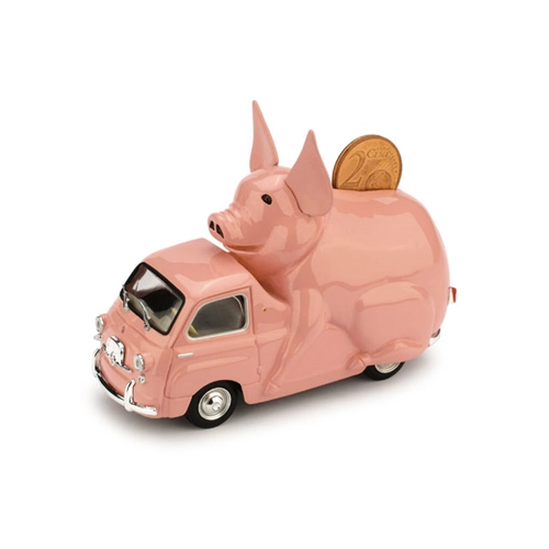 FIAT 600D MULTIPLA SALVADANAIO 1960 1:43 Brumm Veicoli Commerciali Modellino