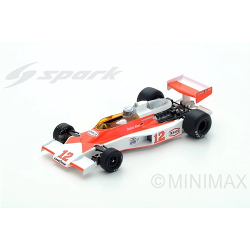 MC LAREN M23 J.MASS 1976 N.12 5th MONACO GP 1:43 Spark Model Formula 1 Modellino