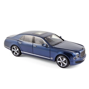 BENTLEY MULSANNE SPEED 2010 MARLIN BLUE KYOSHO 1:18 Norev Auto Stradali Modellino