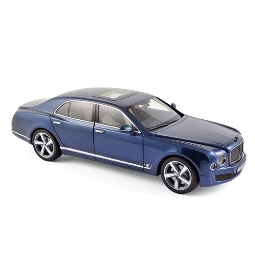 BENTLEY MULSANNE SPEED 2010 MARLIN BLUE KYOSHO 1:18 Norev Auto Stradali Modellino