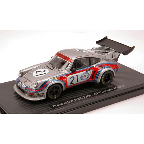 PORSCHE 911 RSR N.21 37th LE MANS 1974 H.KOINIGG-M.SCHURTI 1:43 Ebbro Auto Competizione Modellino