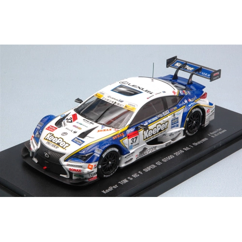 LEXUS RC F N.37 2nd SUPER GT500 OKAYAMA 2016 J.ROSSITER-R.HIRAKAWA 1:43 Ebbro Auto Competizione Modellino