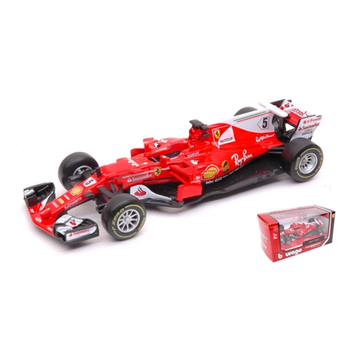 FERRARI SF70H S.VETTEL 2017 N.5 1:43 Burago Formula 1 Modellino