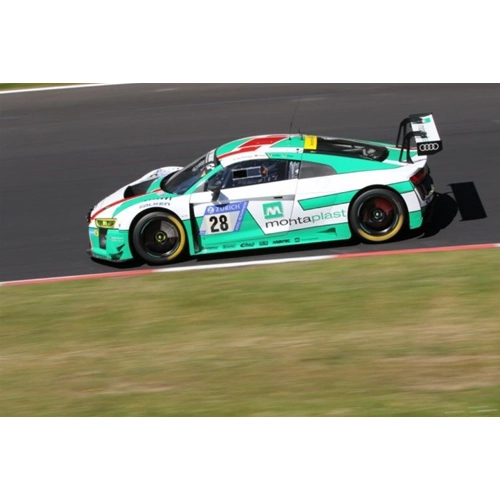 AUDI R8 LMS N.28 DNF NURBURGRING 2017 DE PHILIPPI-MIES-HAASE-KAFFER 1:43 Spark Model Auto Competizione Modellino